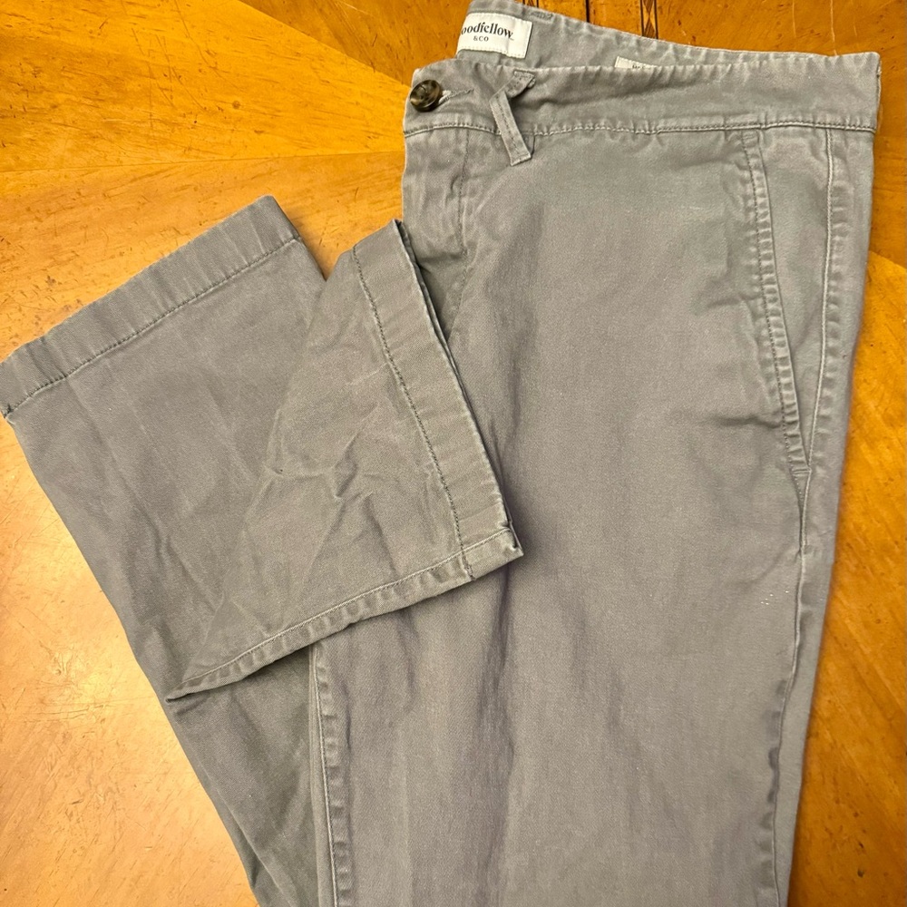 Goodfellow men’s grey cotton slacks size 36x30